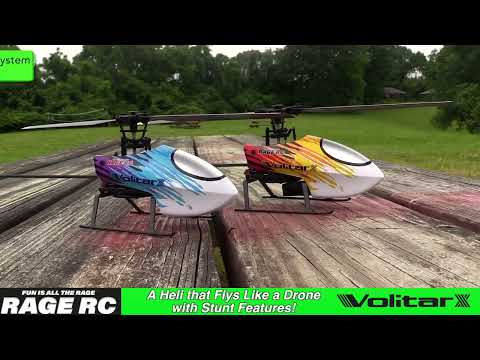 Rage R/C - Volitar X RTF Micro Heli with Yellow Canopy RGR6001