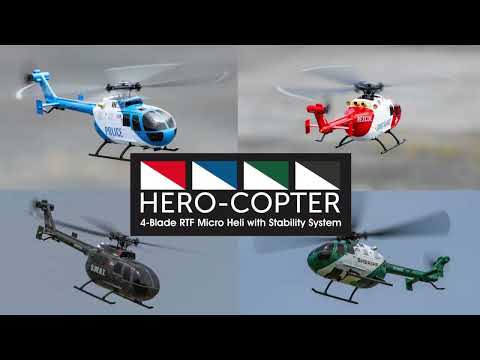 Rage R/C - Hero-Copter 4-Blade RTF Helicopter - Police RGR6051