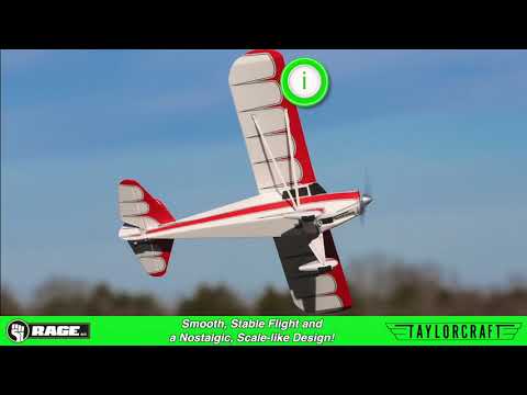 Rage R/C - Taylorcraft Golden Age Micro RTF Airplane RGRA1113