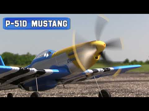 Rage R/C - P-51D Obsession Micro RTF Airplane with PASS (Pilot Assist Stability Software) System RGRA1300V2