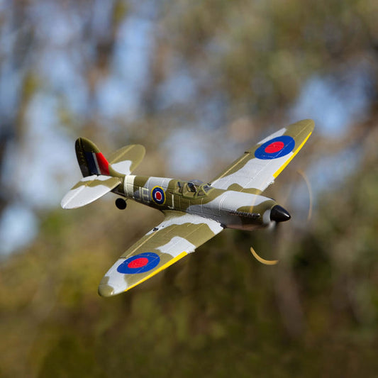 Rage R/C - Supermarine Spitfire Micro RTF Airplane with PASS (Pilot Assist Stability Software) System RGRA1303V2